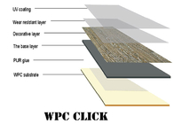 Unilin Click Vinyl Plank Flooring WPC 5.5mm 6.5mm 7.5mm